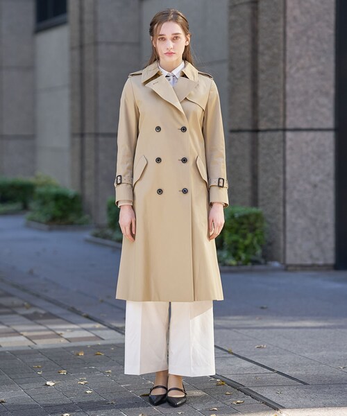 DRESSTERIOR ベージュ トレンチコート 38 DRESSTERIOR（ドレステリア） トレンチコート コート 「撥水/透湿素材