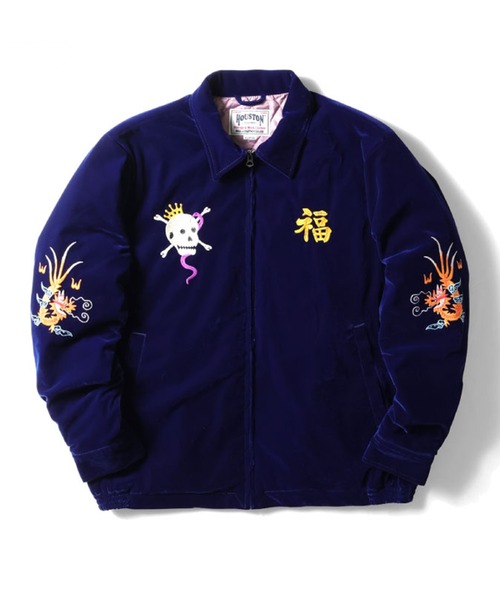 HOUSTON（ヒューストン） ブルゾン X-LARGE ネイビー メンズ