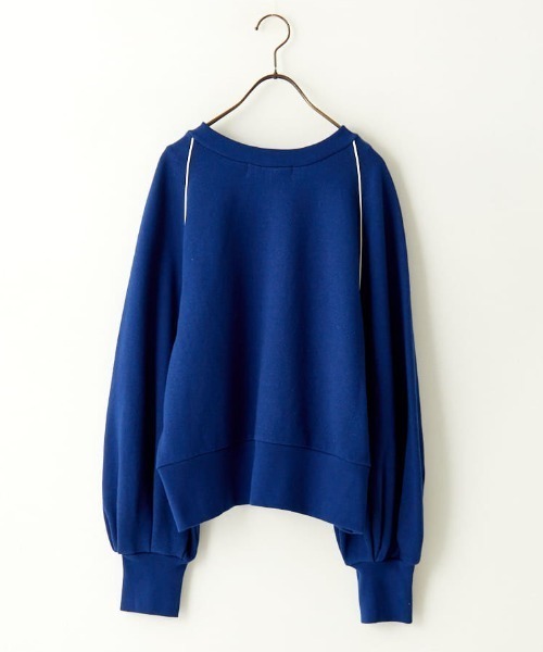 「AMERICANA」 スウェットカットソー ONE SIZE チャコール レディース_画像2