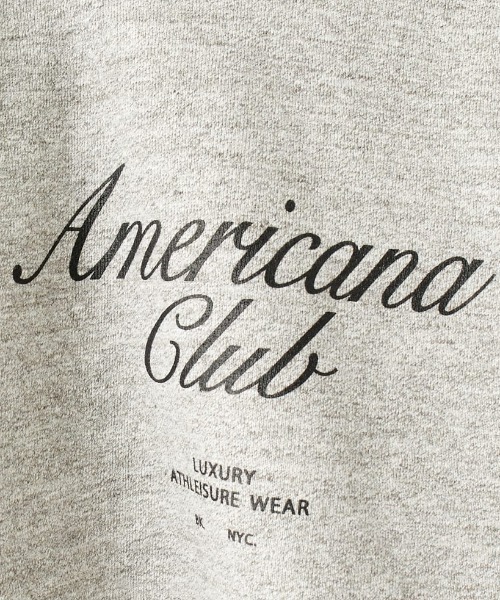 「AMERICANA」 スウェットカットソー ONE SIZE チャコール レディース_画像4