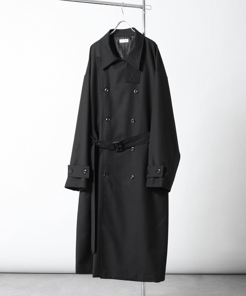 「Nilway」 トレンチコート LARGE ベージュ メンズ_画像9
