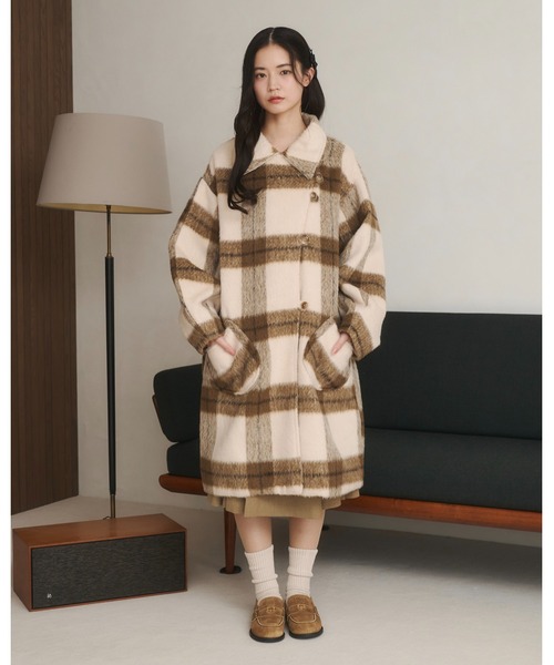 moi tytto（モイテュット） コート FREE グレー レディース : ZOZOTOWN