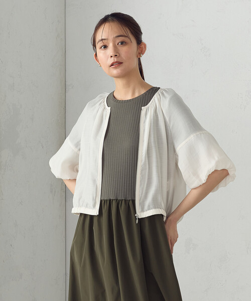 「COMME CA ISM」 カーディガン LARGE ブラック レディース_画像6