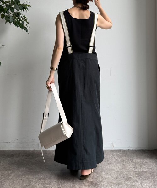 「DouDou」 サロペットスカート FREE ブラック レディース_画像5