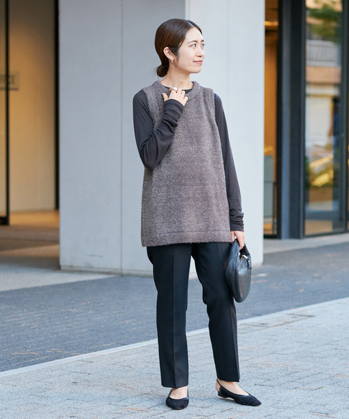 IENA（イエナ） ニットベスト FREE ベージュ レディース : ZOZOTOWN