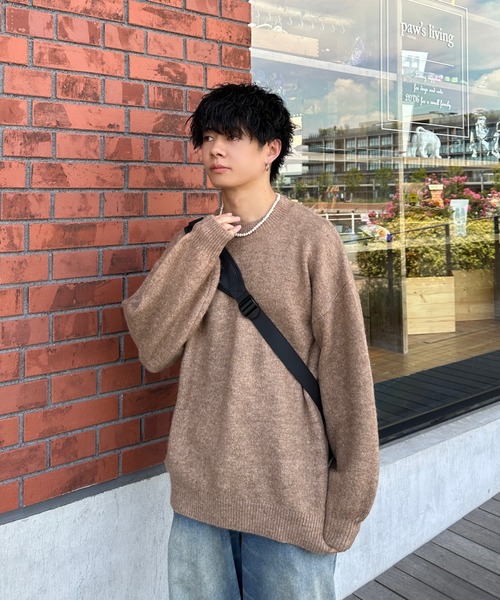 「ADAMASTE」 長袖ニット MEDIUM ブラック メンズ_画像9