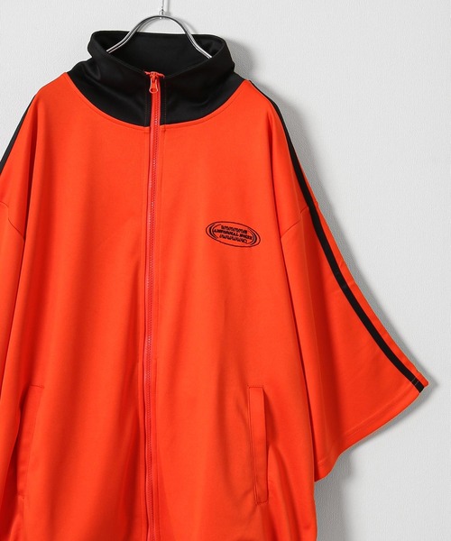 「ZIP FIVE」 「Contribe」ジャージブルゾン MEDIUM サックスブルー レディース_画像2