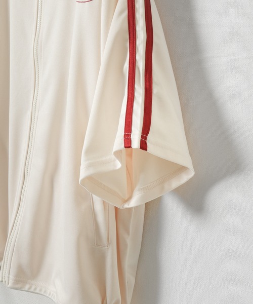 「ZIP FIVE」 「Contribe」ジャージブルゾン MEDIUM サックスブルー レディース_画像6