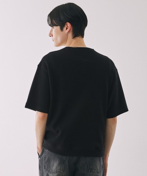 LUENNA tシャツ 「LUENNA」Thermal Henley Neck T-Shirt / サーマル