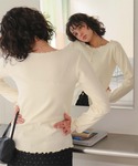 tシャツ スリットデザイントップス レディースの詳細画像4