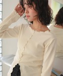 tシャツ スリットデザイントップス レディースの詳細画像5