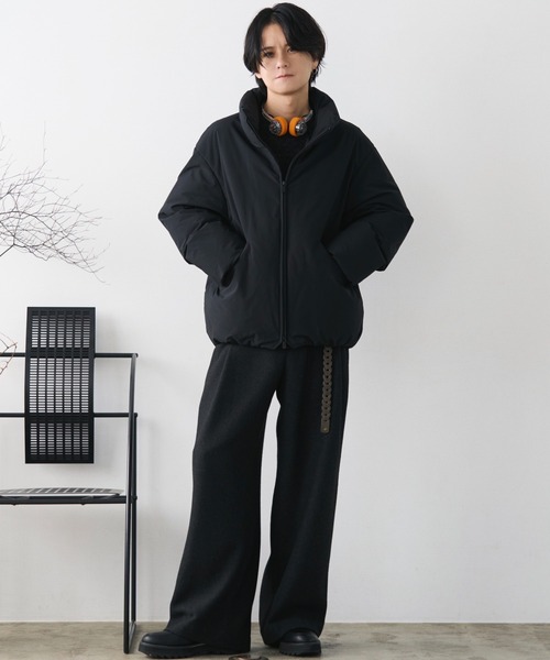 「WYM LIDNM」 スラックス L チャコール メンズ_画像5