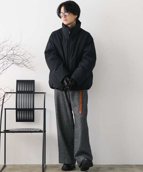 「WYM LIDNM」 スラックス L チャコール メンズ_画像9