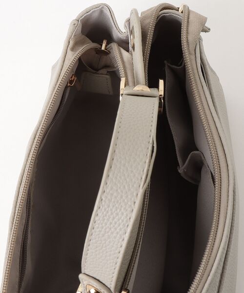 「Andemiu」 ハンドバッグ FREE グレイッシュベージュ レディース_画像4