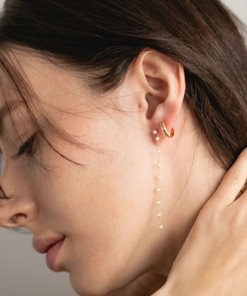 「PAS TIERRA」 ピアス(両耳用) FREE イエローゴールド レディース_画像7