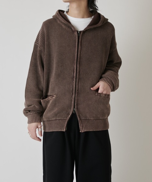 Lui's（ルイス） パーカー スノーウォッシュジップパーカー メンズ