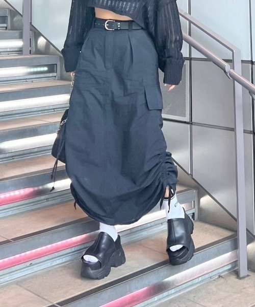 「R&E」 ミュール L ブラック レディース_画像9