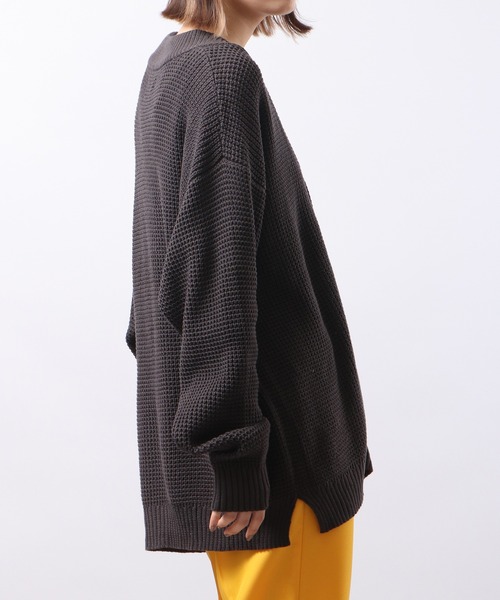 「FUNALIVE」 「cathy’s closet」ニットカーディガン M オフホワイト メンズ_画像7