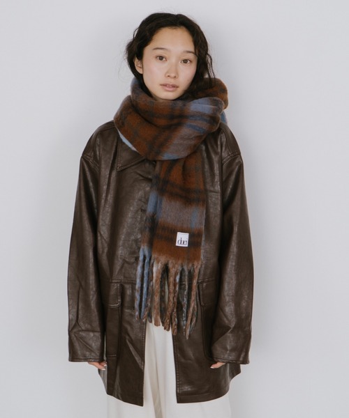 「duei」 ストール FREE ブラウン系その他 レディース_画像3