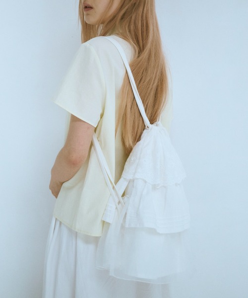 「FEKETE」 リュック FREE アイボリー レディース_画像9