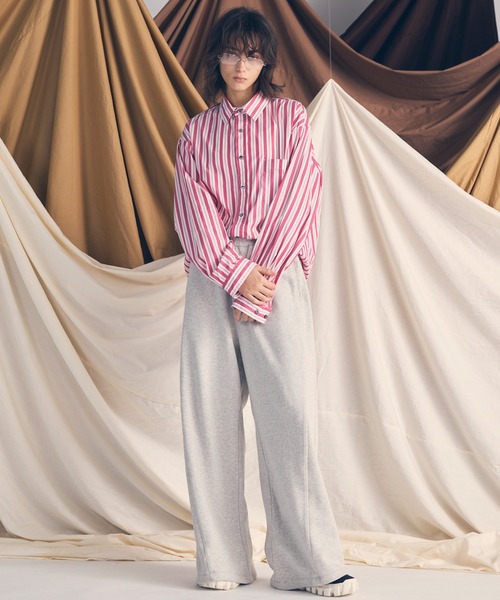 「MAISON SPECIAL」 スウェットパンツ 2 チャコールグレー メンズ_画像4