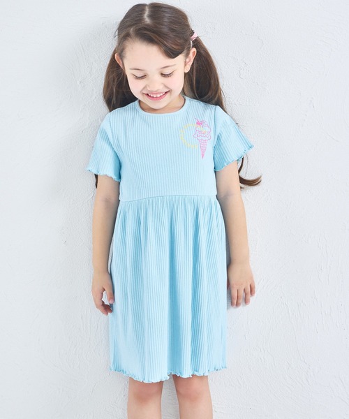PETIT BATEAU（プチバトー） ワンピース ポプリンフラワープリント