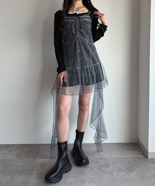 「apres jour mignon」 カーディガン X-LARGE グレー レディース_画像7