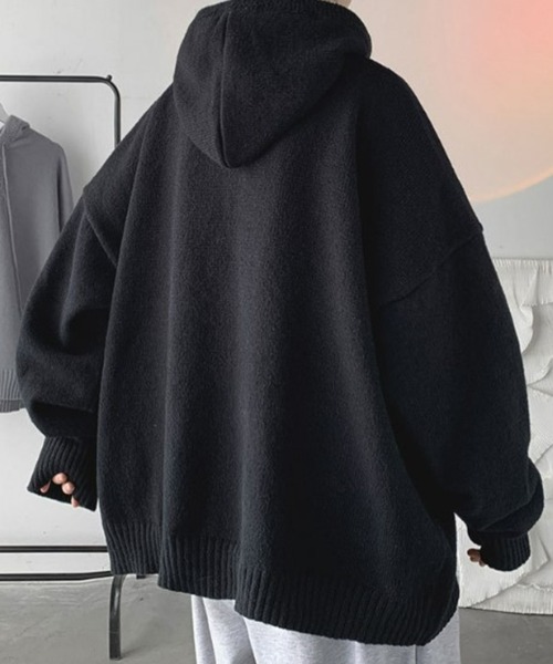 「Anchor Smith」 長袖ニット M グレー メンズ_画像3