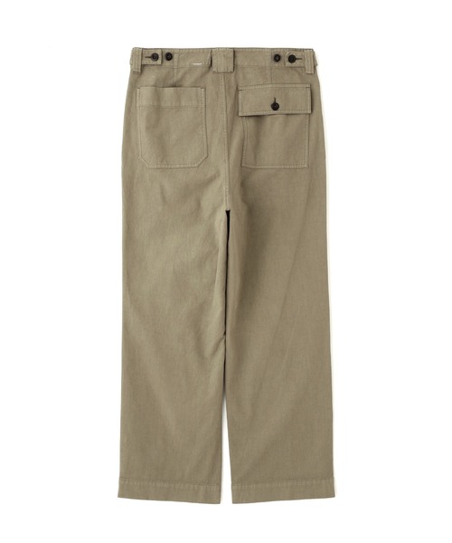 MHL.（エムエイチエル） パンツ BELGIAN LINEN COTTON PLAINWEAV