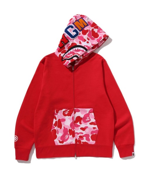 A BATHING APE（アベイシングエイプ） パーカー ABC CAMO SHARK FULL