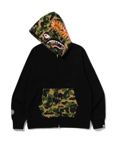 A BATHING APE（アベイシングエイプ） パーカー ABC CAMO SHARK FULL