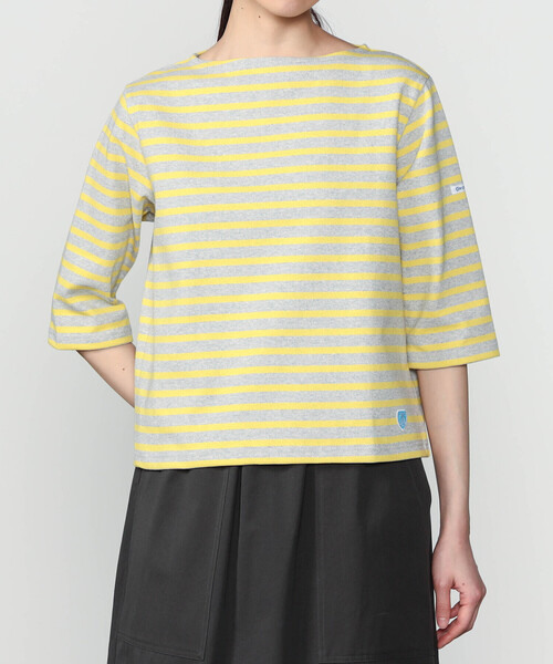 新品 ORCIVAL オーシバル ボーダー ボートネック コットンロード　バスク ORCIVAL（オーシバル） tシャツ | コットンロード ショートスリーブ