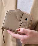 ミニ 二つ折り 二つ折り財布 財布 「牛革」ス...の詳細画像5