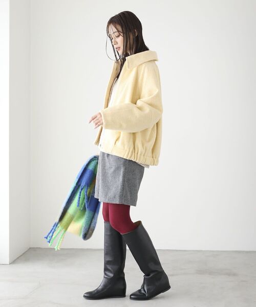 「Green Parks」 「rupis」ロングブーツ L ブラック レディース_画像4