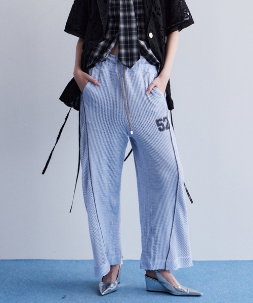 MAISON SPECIAL（メゾンスペシャル） パンツ Numbering Mesh Pants