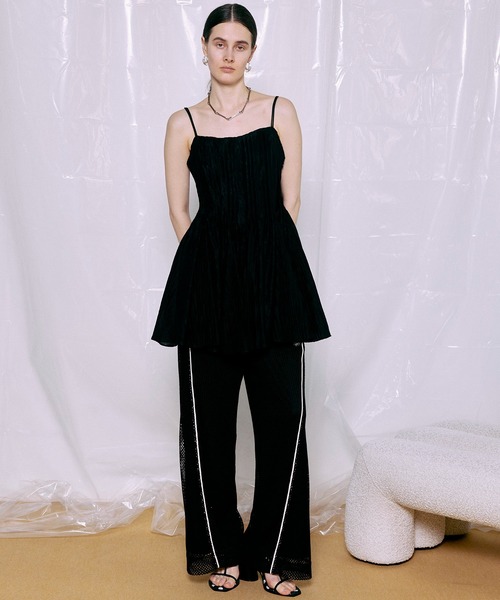 MAISON SPECIAL（メゾンスペシャル） パンツ Numbering Mesh Pants