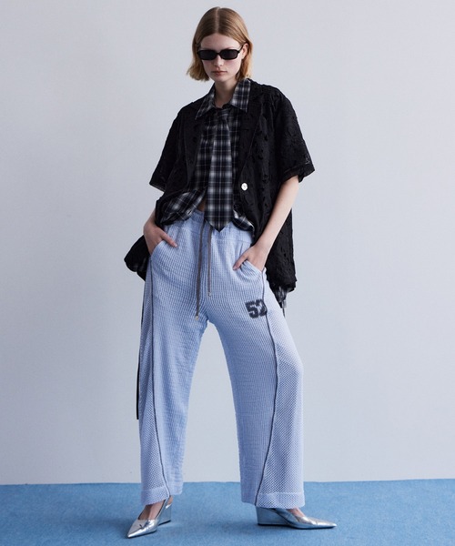 MAISON SPECIAL（メゾンスペシャル） パンツ Numbering Mesh Pants