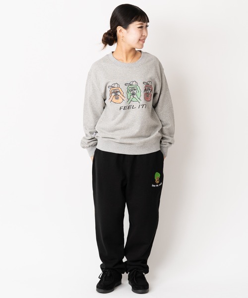 「gym master」 スウェットパンツ MEDIUM グレイッシュブルー メンズ_画像8