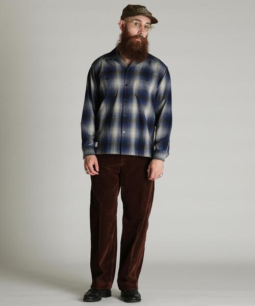 Schott オンブレチェック フランネルシャツ Sサイズ Schott N.Y.C（ショット） シャツ Schott/ショット/OMBRE CHECK