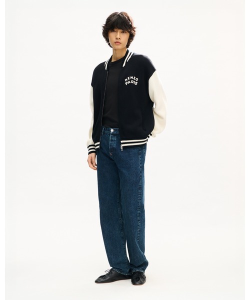 カーディガン 'KENZO Paris Emblem' バーシティ カーディガン イン ミックス コットン メンズの画像