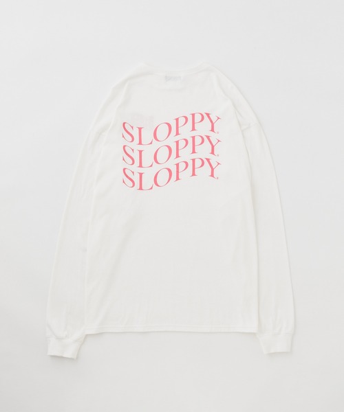 「WHO'S WHO gallery」 「sloppy」長袖カットソー FREE ブラック レディース_画像2