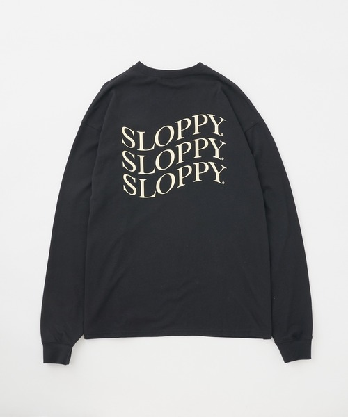 「WHO'S WHO gallery」 「sloppy」長袖カットソー FREE ブラック レディース_画像8