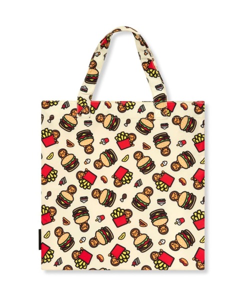 トートバッグ BABY MILO PLUSH DOLL BURGER TOTE BAG メンズ レディースの画像