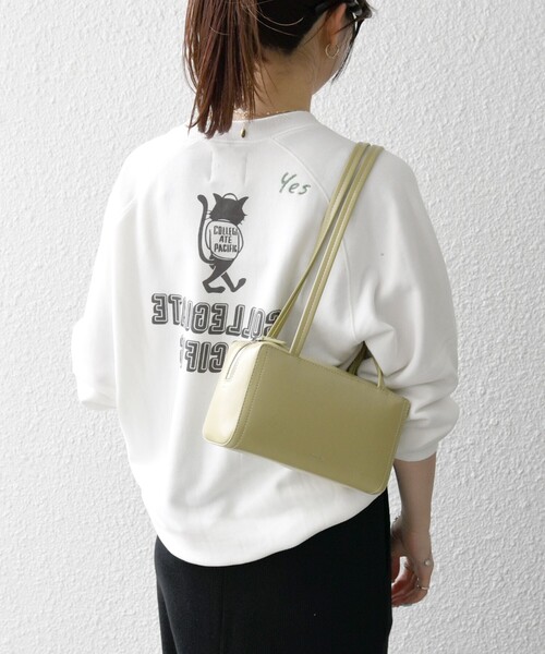 「Collegiate Pacific」 スウェットカットソー ONE SIZE オフホワイト レディース_画像6