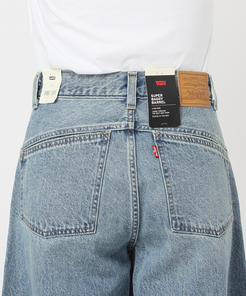 ワイドパンツ ジーンズ デニム デニムパンツ 「追加」LEVI'S 別注 SMU SUPER BAGGY BARREL レディースの画像