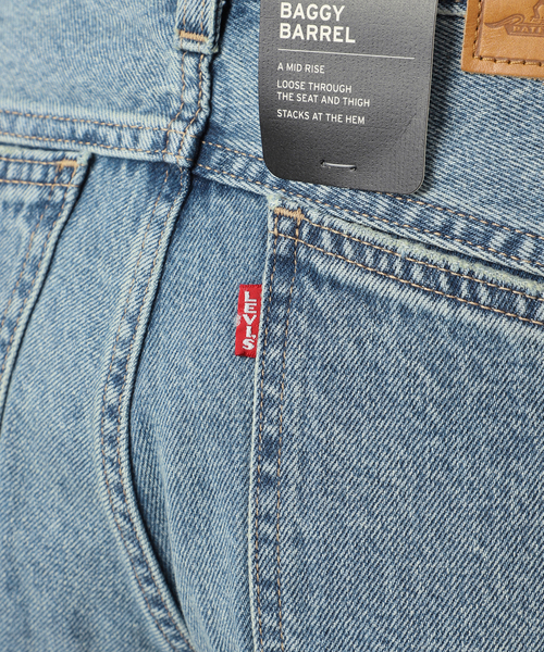 ワイドパンツ ジーンズ デニム デニムパンツ 「追加」LEVI'S 別注 SMU SUPER BAGGY BARREL レディースの画像