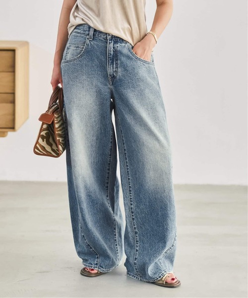 Spick＆Span（スピック アンド スパン） ワイドパンツ ジーンズ デニム