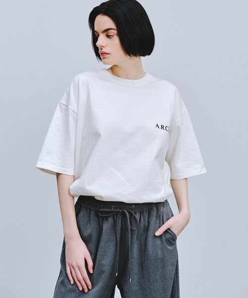 「AMERICAN RAG CIE」 半袖Tシャツ MEDIUM ホワイト レディース_画像2