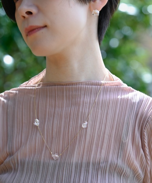 ネックレス ネックレス モアレ レディースの画像