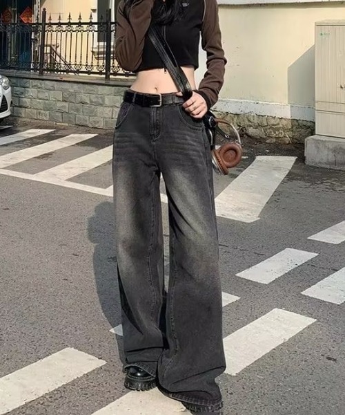 「shameless」 デニムパンツ M ブラック レディース_画像4
